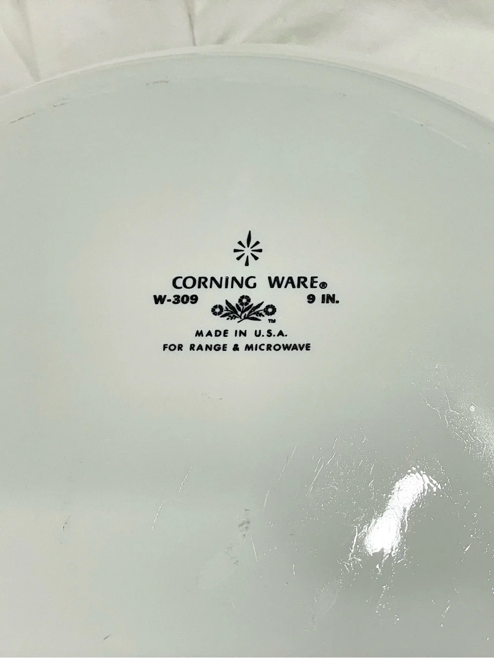 CorningWare “Golden Wheat” Vintage Ceramic 9” Pie Pan Baking Dish | Like New!